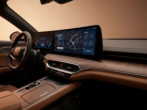 Apex Logistics electric vehicle dashboard and smart fleet routing display